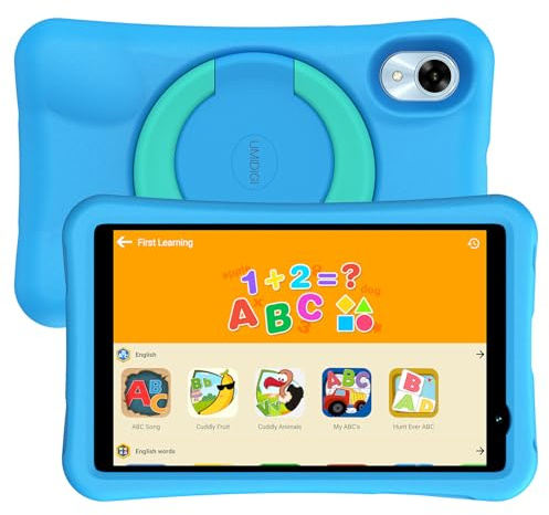 UMIDIGI Tablet Bambini Android 14, 8 Pollici,WIFI 6, G1 Tab Mini Kids Tablet,7(3+4) GB+32GB/TF 1TB,5000 mAh,5MP Bambino,Controllo Parentale,Quad Core,BT5.0,Google GMS