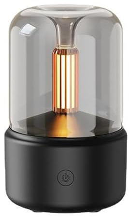 DIFFUSORE DI AROMI STILE URBAN CON EFFETTO LUCE SOFT PER OLI ESSENZIALI, SPEGNIMENTO AUTOMATICO SH-702