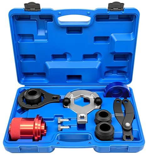 ZKTOOL Werkzeug-Set zum Einbau und Entfernen der Hinterachsdifferenziale, kompatibel mit BMW E70 E90 E91 E92 X3 X5 X6 RWD 4WD, ersetzt 335040 335050 335060 335080 230020, mit Tragetasche