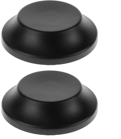 Yuanpgky Lot de 2 protections de parasol pour réparation de parasol extérieur – Accessoires d'auvent en plastique avec design lisse, noir
