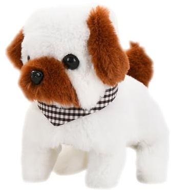 Giocattolo Interattivo Cucciolo Robot - Cane Da Passeggio In Peluche Elettrico, Animale Domestico Elettronico Che Abbaia Per Divertimento Durante Il Gioco, Design Morbido E Abbracciabile Con Movimenti