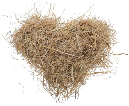 Hohopeti Lettiera per Gatti in Paglia di Grano Naturale, Nido Caldo per pollaio, 1 LB/500 G - Lettiera Decorativa per Animali randagi, per Pasqua, Uccelli, Conigli
