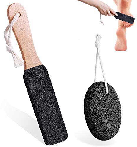 PETSUPS Natural Pumice Stones for Feet, Exfoliator & Foot File