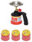 ROTHENBERGER Industrial Scout Campingkocher inklusive 3x C200 Supergas Stechkartusche mit integriertem Gas Lock System | Kartuschenkocher | Kocher Gas | Camping