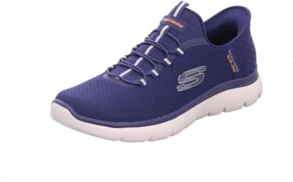Skechers Men's Summits High Range Hands Free Slip-in Sneaker, Navy, 11 Wide