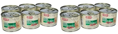 animonda Carny Adult Katzenfutter, Nassfutter für ausgewachsene Katzen, Rind + REH mit Preiselbeeren, 6 x 200 g (Packung mit 2)