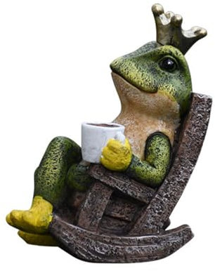 SANON Frosch Ornament,Frosch Miniatur Dekoration,Desktop Kreativ Ornament,Miniatur Deko Harz Kleine Ornamente Weihnachtsdeko Basteln für Tischdeko