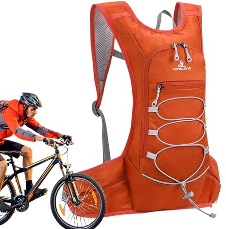 Dryckesryggsäck – dryckesväst, lämplig för dricksblåsa | lätt dryckesryggsäck av nylon, bärbar för kvinnor vid vandring, camping, sport vattenryggsäck för cykling, löpning, cykelvandring, klättring,
