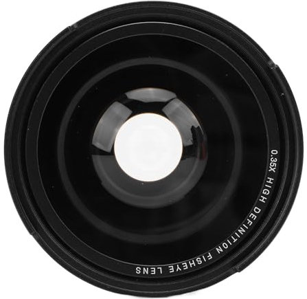 Lente Ojo de Súper Gran Angular, Lente Ojo de Profesional de Vidrio óptico Que Reduce el Deslumbramiento para Cámara (55mm)