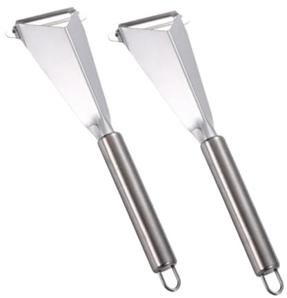 Cabilock 2piezas Cortador De Frutas De Cocina Acero Inoxidable Diseño De Gancho Inferior Ahorra Espacio