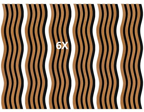 Set 6 pannelli effetto dogato rivestimento parete soffitto polimero plastico interno esterno 21x150x2400 mm incastro laterale tagliabili rigidi decorativi tipo legno chiaro in pvc 3D