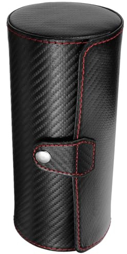 iplusmile Caja de Reloj Portátil Enrollable de PU para Viaje Estuche Elegante para Exhibición y Almacenamiento Seguro de Relojes Diseño Compacto y Resistente para Aficionados los Relojes