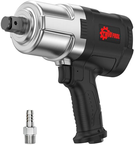 Trivd Frol Air Impact Wrench - 3/4 Inch Air Impact Gun, Up to 2100 Ft.lbs, 6000RPM High Torque Impact Driver, Twin Hammer Pneumatic Impact Wrench for Auto Repair, Tire Shop