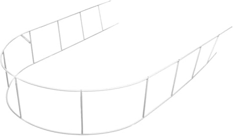 Toyvian Soporte Metálico para Flores de Boda, Estructura Decorativa para Plantas Trepadoras, Estructura Resistente para Ceremonia y Decoración de Eventos al Aire Libre