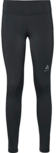 Odlo Damen Laufhose Tights ELEMENT Warm, Black, L, 322071