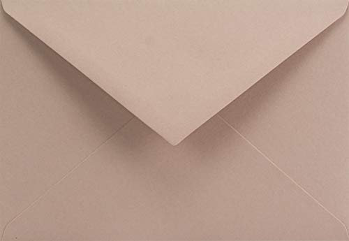 Netuno 25 Briefumschläge Alt-Rosa DIN C6 114x 162 mm 120g Keaykolour Old Rose bunte Papier-Umschläge Natur Öko Briefkuverts farbig Umschläge C6 hohe Qualität für Einladungen Weihnachtskarten
