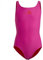 adidas Mädchen Solid Small Logo Swimsuit, Lucid Fuchsia/Better Scarlet, 3-4 Years