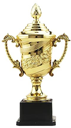 F Fityle Trofeo del Premio, Premio per Oggetti di Scena per Piccoli Trofei per Bambini, con Coppa del Trofeo di Base, per Decorazioni di Eventi per Celebrazion, Altezza 18,5 cm