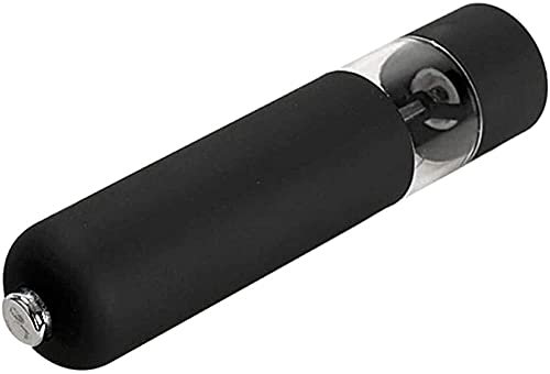TONZN Seasoning Stainless Steel Grinder Seasoning Cooking Chili Mill 2 in 1 Chili Mill Manual Salt and Pepper Mill Black Salt Mill Salt Shaker Pepper Mill Salt Mill Pink Mill Salt Mill (Black)