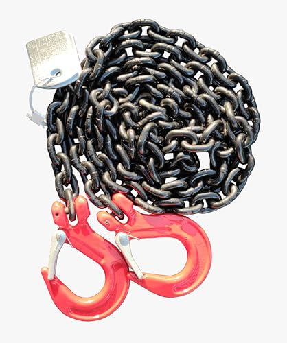 Chaîne d'arrimage de rechange pour système de chaîne d'arrimage de 8 mm - Utile : 2 m - Force d'arrimage : 4 t - Chaîne de serrage sans tendeur