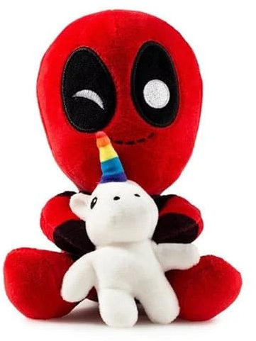 NECA Deadpool with Unicorn Phunny Plush