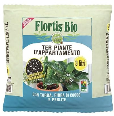TERRICCIO PER PIANTE PIANTE D'APPARTAMENTO 3LT FLORTIS