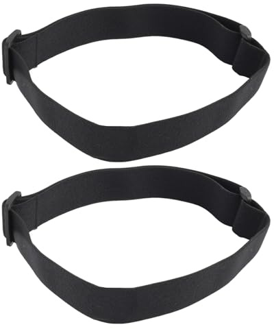 Vidsmow 2 PCS Sangle de Lampe Frontale, Bandeau Élastique de Rechange Confortable pour De Nombreux Modèles De Lampes Frontales, Accessoire Durable et Pratique