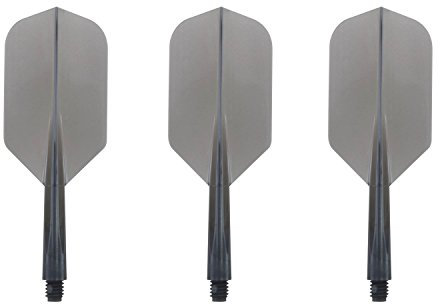 Condor Dart Flights | Zero Stress | Slim | Clear Black Short