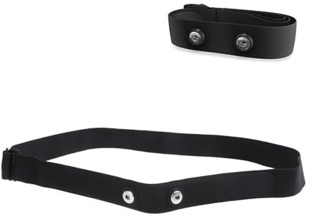 Soft Strap Ersatz Brustgurt verstellbar für Herzfrequenzmesser passend für Polar Wearlink H1 H2 H3 H7 | Garmin HRM und Polar kompatibel | Bluetooth 4.0, ANT+