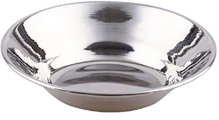 Weihrauchstövchen Ersatz Duftöl Schale Ø außen 8 cm Stahl, Silber rund