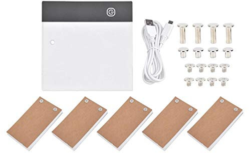 Flipbook Starter Kit, Kit Flipbook, Lavagna Led Da Disegno a Mano, Tracciante Scatola Luminosa a Led, Scheda Tablet Con Luce Led Regolabile Con Alimentazione Usb, Kit Iniziale Per Flipbook(USB)