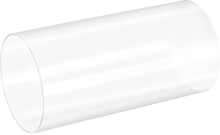 sourcing map PVC Transparent Rohr, Innendurchmesser 96mm Durchmesser 100mm LÄNGE 200mm Acryl Kunststoffrohr für Lampenbau, Stehlampen, Möbel