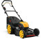 Mowox® EM 5140 SX Lithium-Ion Akku-Rasenmäher mit Stahlgehäuse und EASY2STORE, Mulchkeil, Fangsack, Höhenverstellung, kugelgelagerte Räder (ohne Akku und ohne Ladegerät)