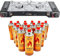 SMH LINE® Set di 2 fornelli a gas da campeggio, con 4 cartucce di gas da 227 g, per campeggio, fornello, per esterni, da tavolo, 2 fuochi GPL