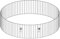 Bestway® Ersatzteil Stahlwandrahmen für Hydrium Stahlwandpool 610x360x120 cm (ab 2022), oval