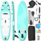 Devoko Stand Up Paddle Board, Komplettpaket Ideal für Anfänger, Aufblasbares SUP, 320cm *80cm*15cm, Luftpumpe zum Aufblasen und Abpumpen, viel Zubehör, Kajaksitz, Trägt bis 160kg, Kajak