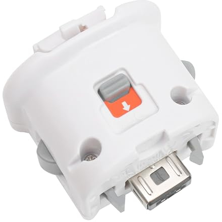 Marsrut Adapter Sensor Fits for Nintendo Wii Motion Plus MotionPlus Remote Controller (White Color, 1PC)