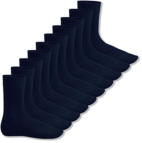 Footstar - 10 par unisex knälånga strumpor EVERYDAY! - celodorisk kvalitet - finns i många trendiga färger och storlekar från 35 till 50