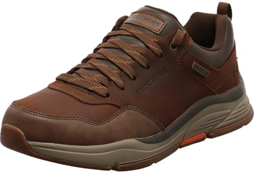 Skechers Men's Benago Hombre Trainer, Brown, 8.5 UK