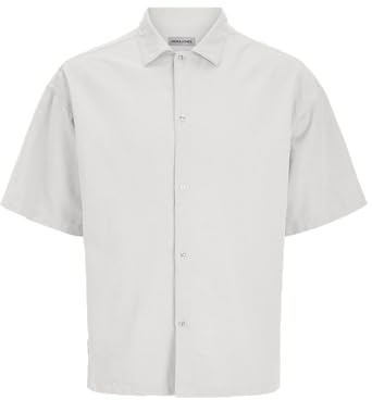 JACK & JONES Jjbreeze Oversized Shirt SS Camisa de Manga Corta para Hombre