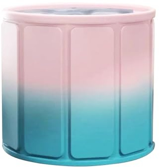 Bañera portátil, bañera plegable para niños pequeños, remojo de cuerpo completo, spa de viaje que ahorra espacio con marco robusto y comodidad ergonómica para que los adultos disfruten de la