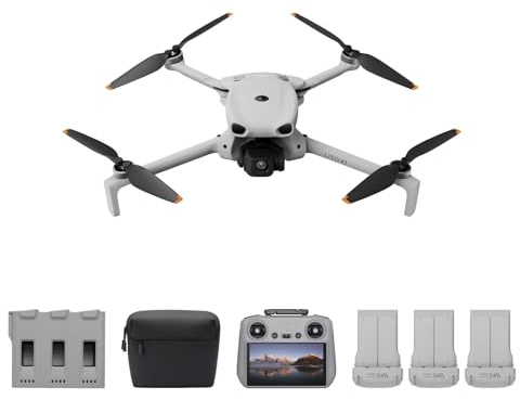 DJI Lito X1 Fly More Combo (DJI RC 2), uppdaterad version av Mini 3 | Hinderavkänning, ActiveTrack, 1/1,3-sensor, lättviktig för vuxna, 15km videoöverföring, 3 batterier, C0