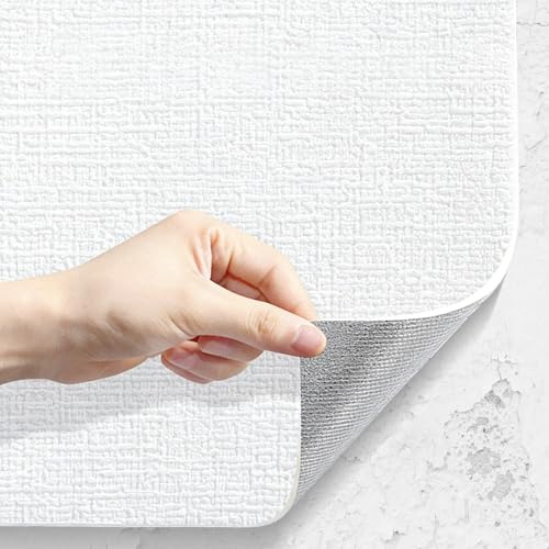 FARYODI Carta da parati autoadesiva 3D, impermeabile e resistente all'umidità, carta da parati isolante termico per irregolarità, carta da parati autoadesiva per pareti in gesso sfalsato