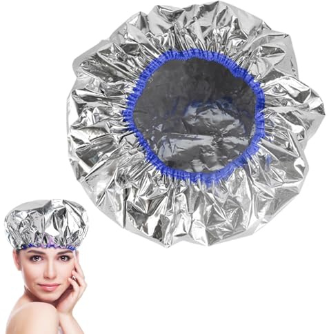 Alu- för hårkurer | termisk hatt hårvård | duschmössa i aluminium | Bonnet Chauffant aluminium | Cuffia Termica Per Capelli | Gorro De Papel De Aluminio | Heat Conditioning Cap for Women Män