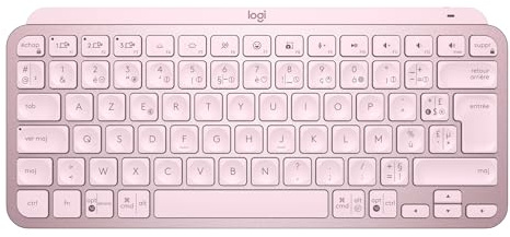 Logitech MXKEYS MINI WRLS Illuminated KB Rose - FRA - Central
