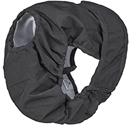 BePetMia Pañales Lavables para Perras, Pañales Reutilizables para Perras en Celo, Female Dog Diapers Sanitarios Altamente Absorbentes (S: 30-45cm, Negro)