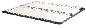 Vente-unique - Sommier Cadre à Lattes 120 x 200 cm - 2x19 Lattes - sans Pieds - Noir - Kalista de YSMÉE