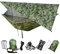 Schaukel Tragbare Hängematte im Freien mit Netz, Rainfly Camping Rucksack, Hängematte und Netz, Parachute Hängematte Baldachin Klettergeräte & Schaukeln
