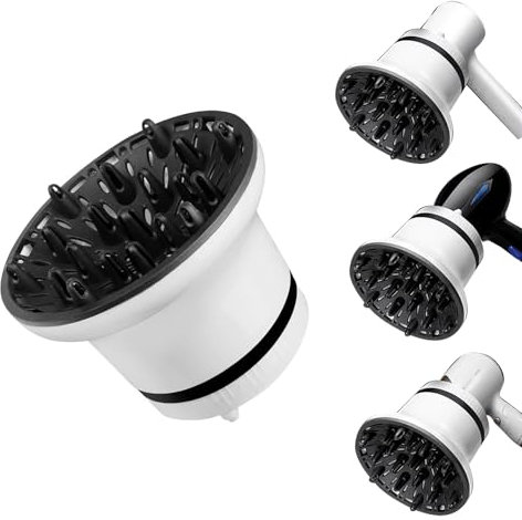 Hair Diffuser, Universal Diffuser for Hairdryer Hair Diffuser for Curly Hair Adjustable Smart Buckle Diffuser Hair