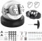 VEVOR Schmuck Kugelschraubstock Set Kugelschraubstock Gravierwerkzeug 127 mm Kugeldurchmesser, Jewellery Ball Vice Engraving 98 mm Max. Öffnung Professionelles Kugelschraubstock Werkzeug Verchromung